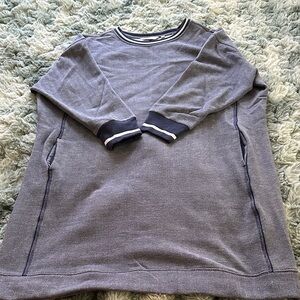 Vineyard Vines Heathered Blue Long Sleeve Dress